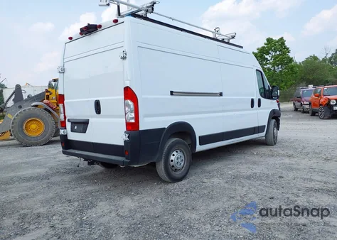 2023 Ram Promaster 2500 High Roof 159 Wb из США, поврежденный, VIN 3C6LRVDG6PE503953